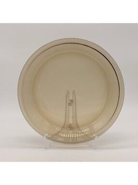 PYREX #209 Amber Glass Light Brown Pie Plate Dish 10” Vintage Kitchen Bakeware